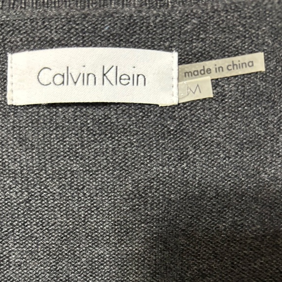 Calvin Klein Sweater Dress with Fringe Hem M - Picture 5 of 6